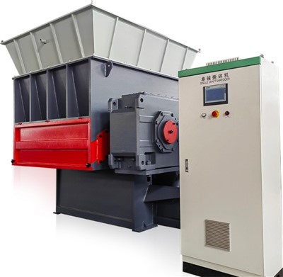 Máquina trituradora de eixo único